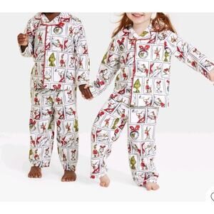 Dr.Seuss Grinch 2 Piece Pajamas 18Month Unisex Soft, Christmas Holiday NEW